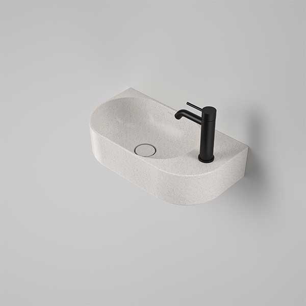 Caroma Liano II Hand Wall Basin Matte Speckled 853010MS