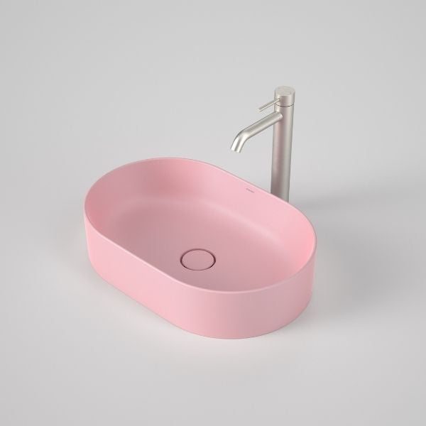 Caroma Liano II 530mm Pill Above Counter Basin Matte Pink 852800MP