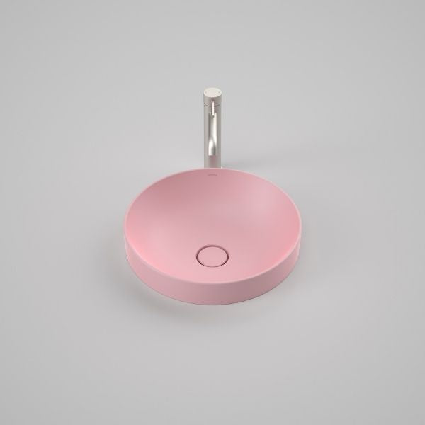 Caroma Liano II 400mm Round Inset Basin – Matte Pink 852400MP