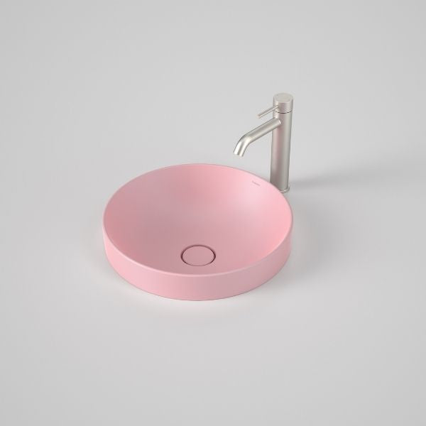 Caroma Liano II 400mm Round Inset Basin – Matte Pink 852400MP