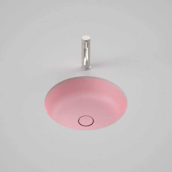 Caroma Liano II 440mm Round Under/Over Counter Basin – Matte Pink 852600MP