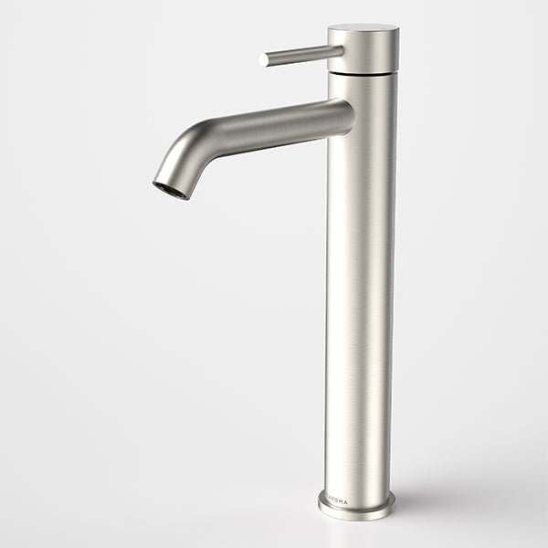 Caroma Liano II Lead Free Tower Basin Mixer, Brushed Nickel 96343BN6AF
