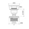 Caroma Urbane II Basin Dome Pop Up Plug & Waste Gunmetal 687330GM - Special Order