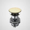 Caroma Urbane II Basin Dome Pop Up Plug & Waste Brushed Brass 687330BB - Special Order