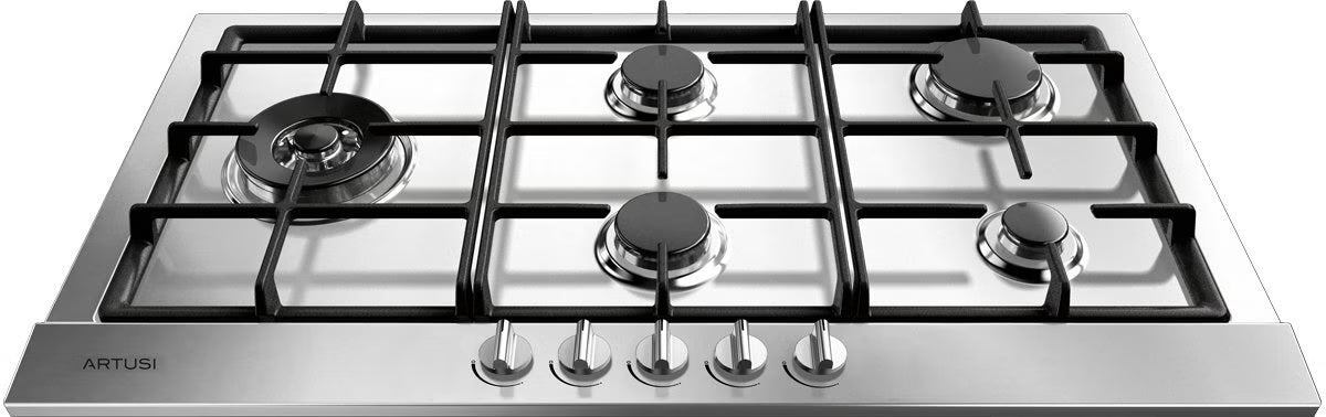 Artusi AGH91XFFD 90cm Stainless Steel Gas Cooktop