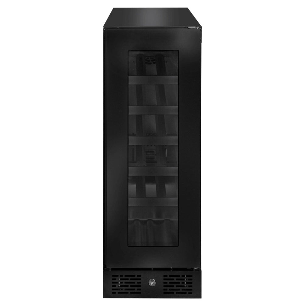 Artusi AWC18BV Single Zone Wine Cooler, 18 Bottle, Reversible Door, Matte Black