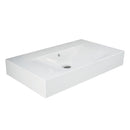 Fienza 08100AWHA RAK Des 81 Wall Basin, No Tap Hole, Alpine White