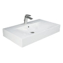 Fienza 08101AWHA RAK Des 81 Wall Basin, One Tap Hole, Alpine White