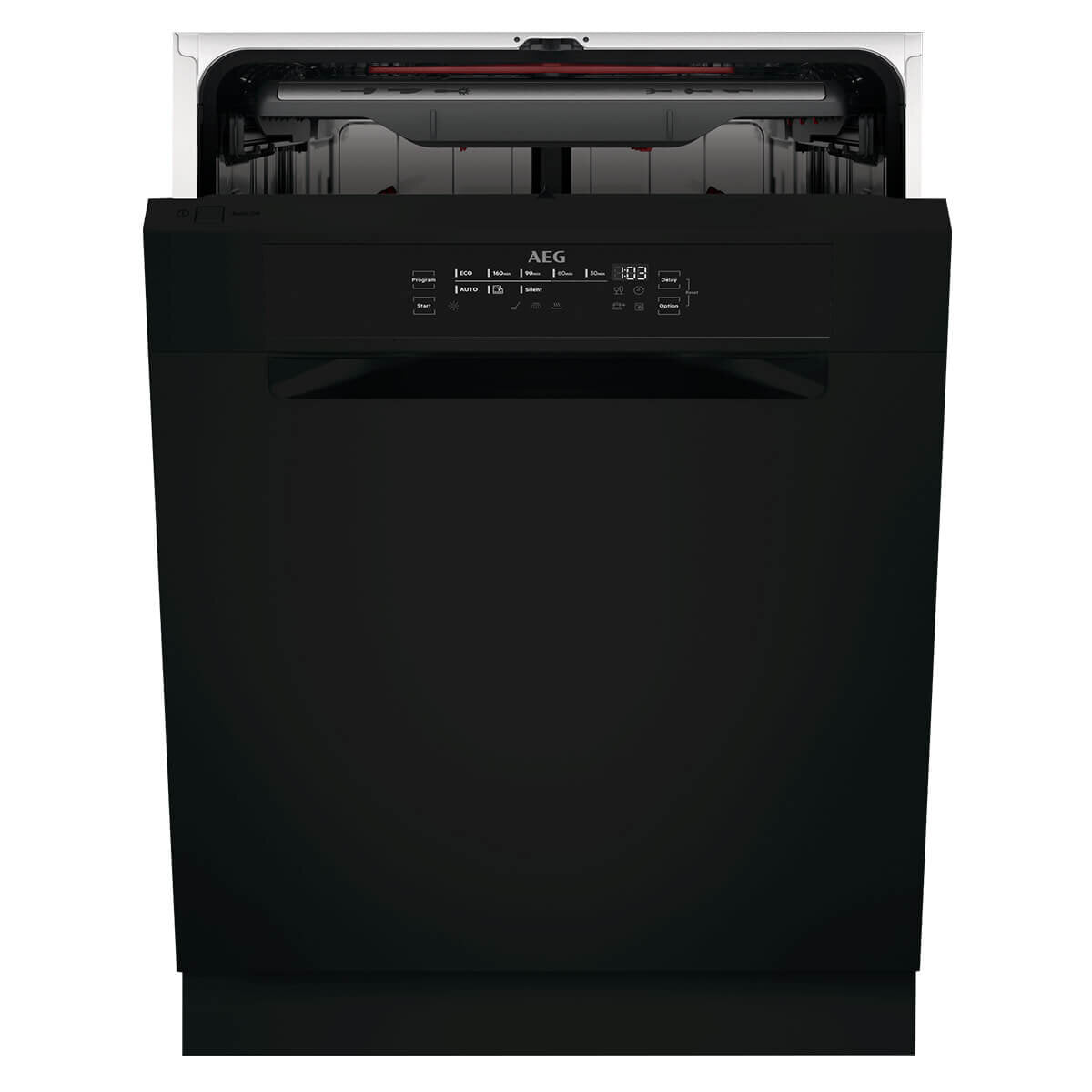 AEG FUF7590SMB 60cm Built-Under Dishwasher, Matte Black