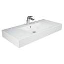 Fienza 10101AWHA RAK Des 101 Wall Basin, One Tap Hole, Alpine White