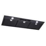 Schweigen UM1170-9BSP 90cm Silent Undermount Rangehood, 1600m3/hr, Matte Black