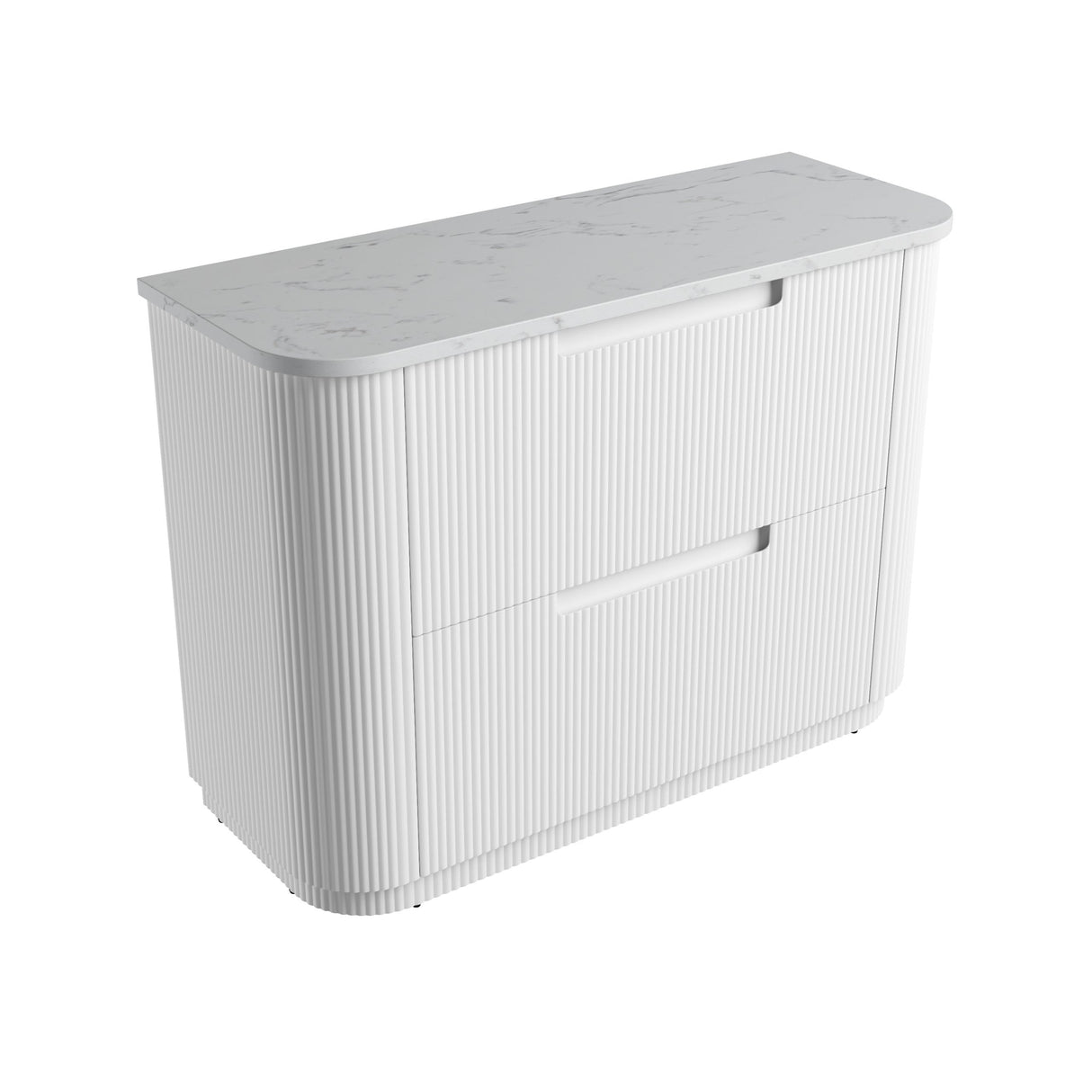 Aulic 1200mm Curva Floorstanding Vanity with Solid Surface Top Cato Top CA57-1200-ST26FT Vanity Units