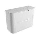 Aulic 1200mm Curva Floorstanding Vanity with Solid Surface Top Palis Top CA57-1200-ST66FT Vanity Units
