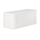 Fienza 120CM Mila Curved Satin White 1200 Wall Hung Cabinet