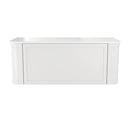 Fienza 120CM Mila Curved Satin White 1200 Wall Hung Cabinet