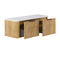 Fienza 120US-C Minka Curved Scandi Oak 1200 Wall Hung Cabinet - Special Order
