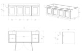 Otti Hampton Mark II Wall Hung Vanity - Satin White