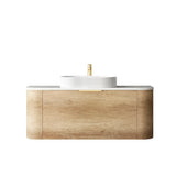 Otti Bondi Wall Hung Vanity, Natural Oak