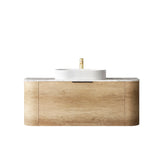 Otti Bondi Wall Hung Vanity, Natural Oak