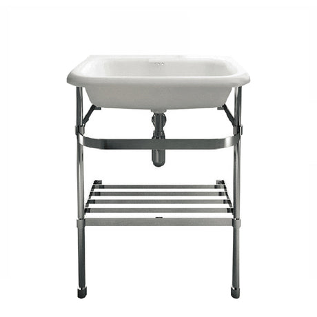 Abey Burlington 132107 Classic Basin With Stainless Wall Stand Basins