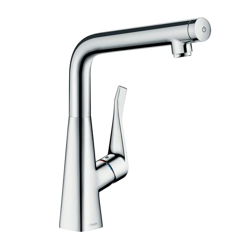 Hansgrohe 14883003 Metris Select 320 Right Angle Kitchen Mixer Tap Taps
