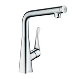 Hansgrohe 14883003 Metris Select 320 Right Angle Kitchen Mixer Tap Taps