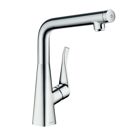 Hansgrohe 14883003 Metris Select 320 Right Angle Kitchen Mixer Tap Taps