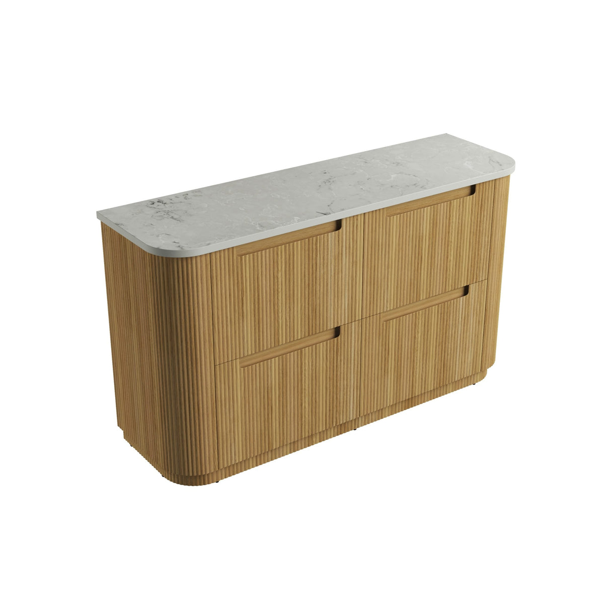Aulic 1500mm Varcelli Floorstanding Vanity with Solid Surface Top Alpine Top CA58-1500-ST86FT Vanity Units