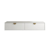 Otti Moonlight Wall Hung Vanity, Satin White