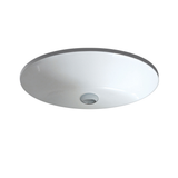 Seima 191469 Arko 203 Undermount Basin with Overflow, White, No Taphole