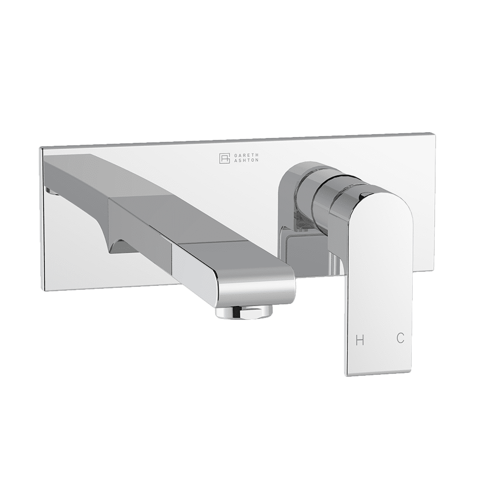 Abey Park Avenue Wall Bath/Basin Spout Set, Chrome, 1B-2WS