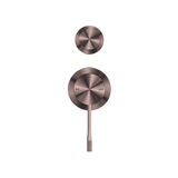 Nero Opal Shower Mixer with Diverter Separate Plate Brushed Bronze NR251909eBZ