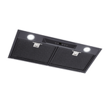 Schweigen UM1170-6BST 60cm Silent Undermount Rangehood, 900m3/hr, Matte Black