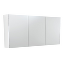 Fienza PSC1500MW Mirror Cabinet 1500mm with Side Panels Satin White