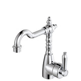 Fienza Eleanor 202103Cc Shepherds Crook Chrome Mixer With Handle Basin Mixers