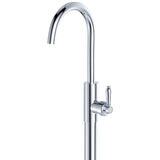 Fienza 202112CC-LF Eleanor Floor Mounted Basin/Bath Mixer Chrome Handle, Lead Free, Chrome