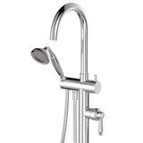 Fienza 202113CC Eleanor Floor Mixer & Shower Chrome with Chrome Handle