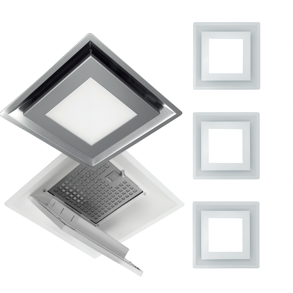 Schweigen CC-PARA2WSE Modular Ceiling Cassette Rangehood x2 with 3200M3/Hr Motor, Stainless Steel