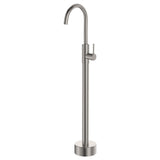 Fienza 213112BN-LF Kaya Floor Mounted Bath Mixer, Brushed Nickel