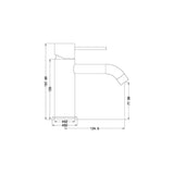Nero NR221901MW Mecca Basin Mixer - Matte White