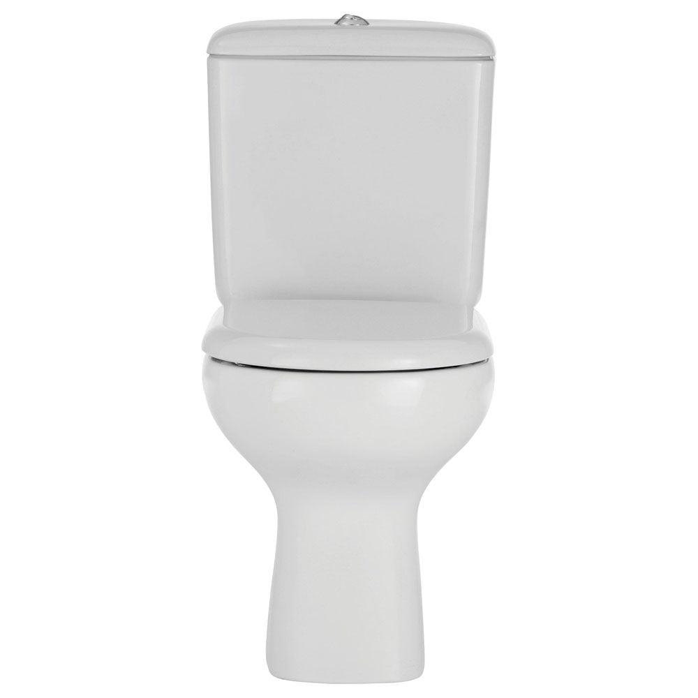 Fienza 222730WL Liwa Close-Coupled Toilet Suite, Left Skew, Alpine White
