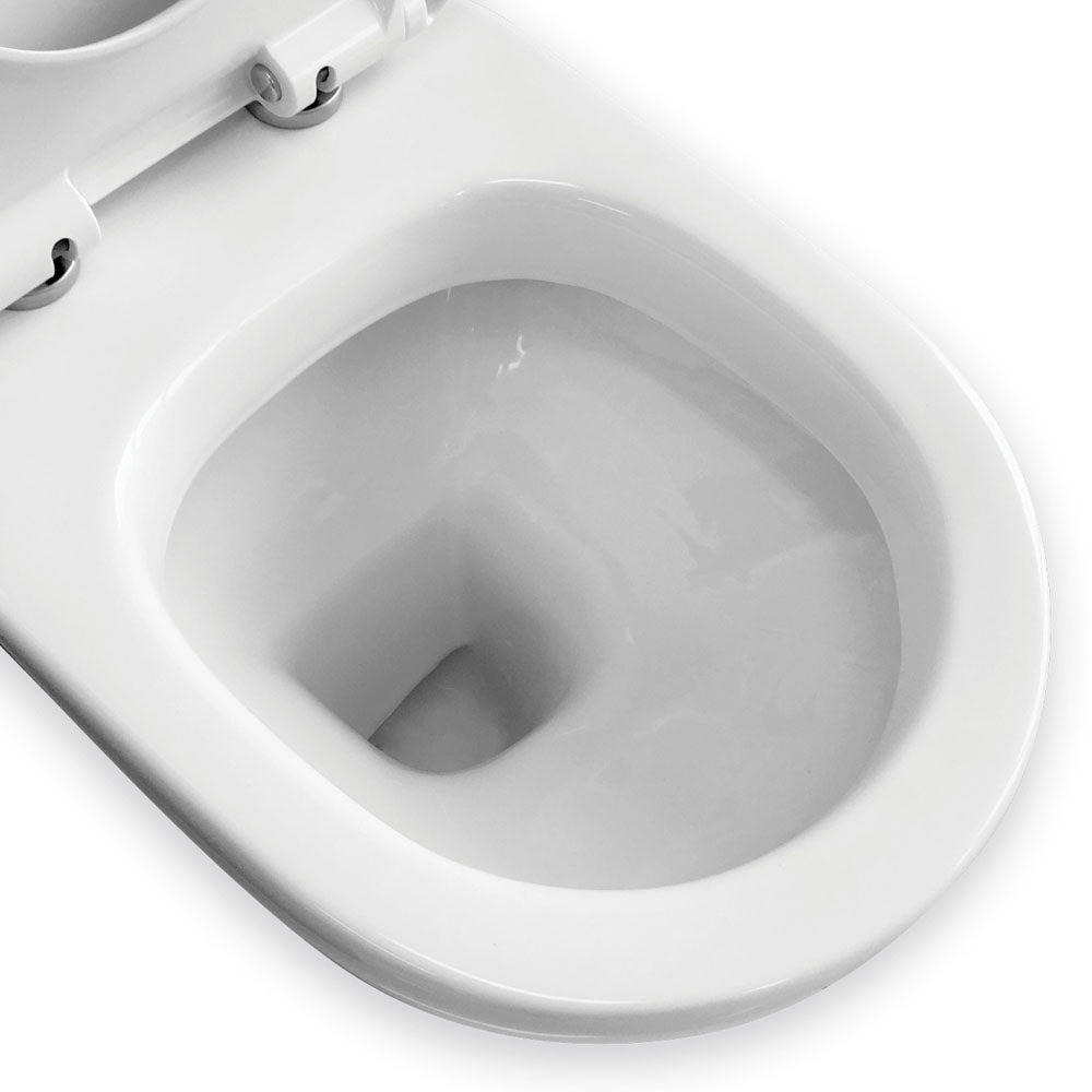 Fienza 222730WL Liwa Close-Coupled Toilet Suite, Left Skew, Alpine White
