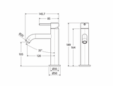 Fienza 228103MW-LF Kaya Basin Mixer, Matte White
