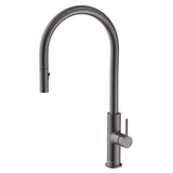 Fienza Kaya Pull Out Sink Mixer Gun Metal 228108Gm Kitchen Taps