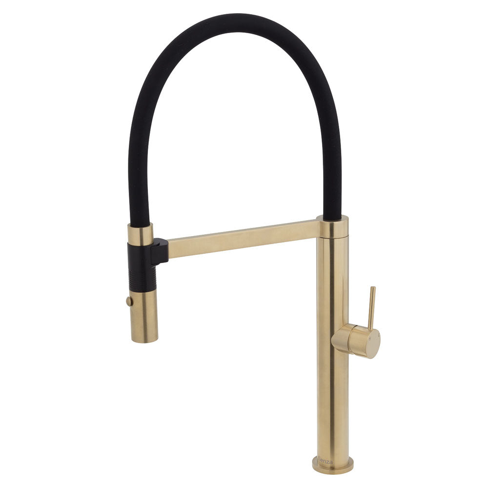 Fienza Kaya 228109Ub Urban Brass Pull Down Mixer Tap Kitchen Taps