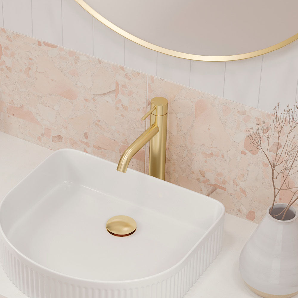 Fienza 228110UB-LF Kaya Basin Medium Mixer, Urban Brass