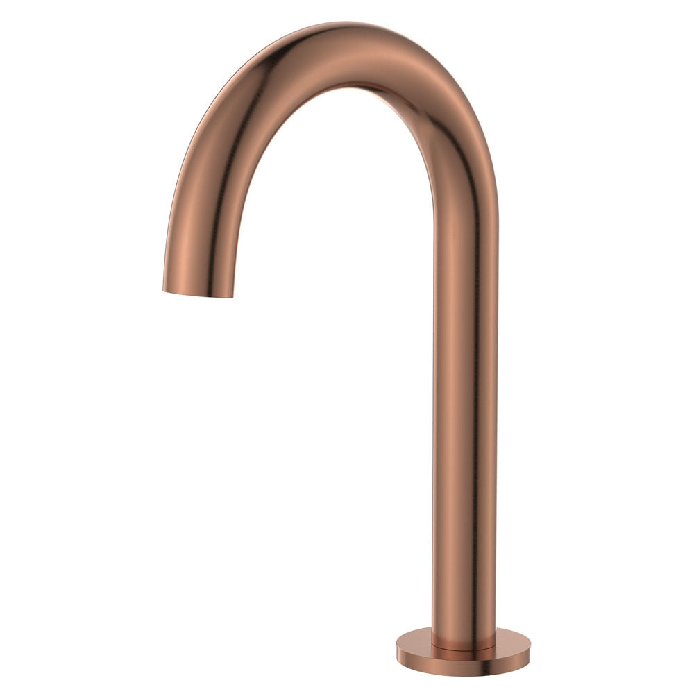 Fienza 228111CO-LF Kaya Hob-Mounted Fixed Bath / Basin Outlet, Brushed Copper