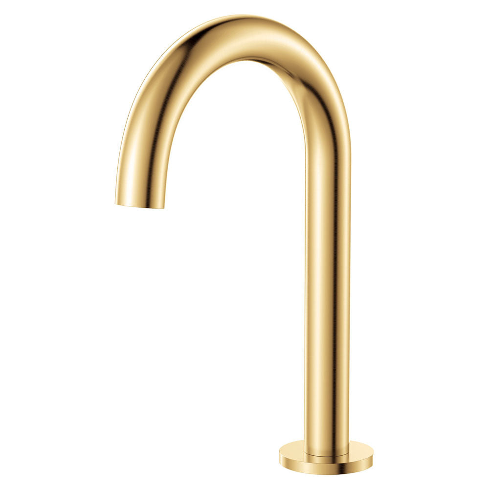 Fienza 228111UB-LF Kaya Hob-Mounted Fixed Bath / Basin Outlet, Urban Brass