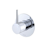 Fienza 228114-3-LF Kaya Up Wall Mixer, Large Round Plate, Chrome