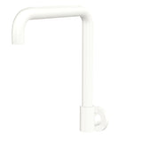 Fienza 228122MW-LF Kaya Squareline Wall Swivel Outlet Set, Matte White